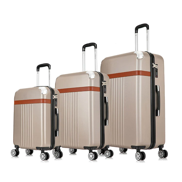 नकली चमड़े का स्ट्रैप्ड एबीएस रेट्रो सामान