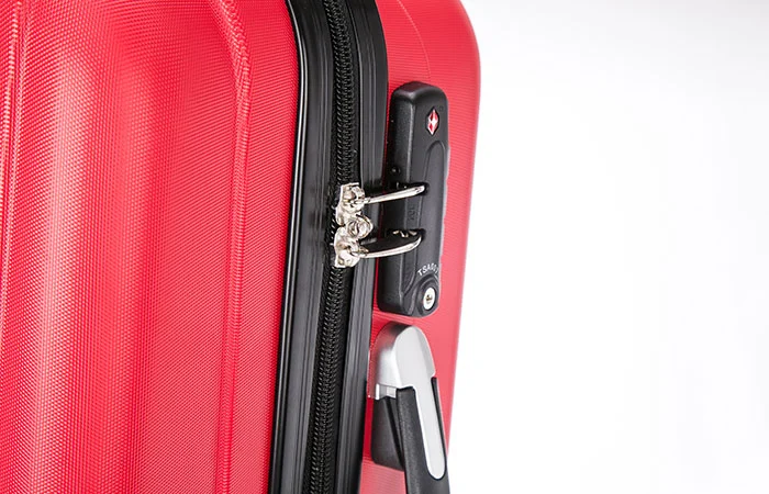 Abs Striped Rolling Luggage