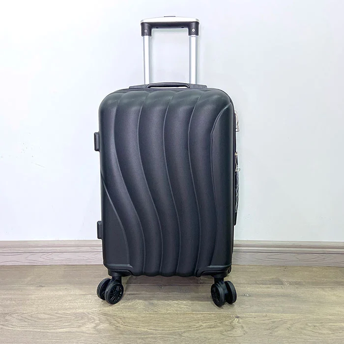 Wavy Texture Abs Luggage